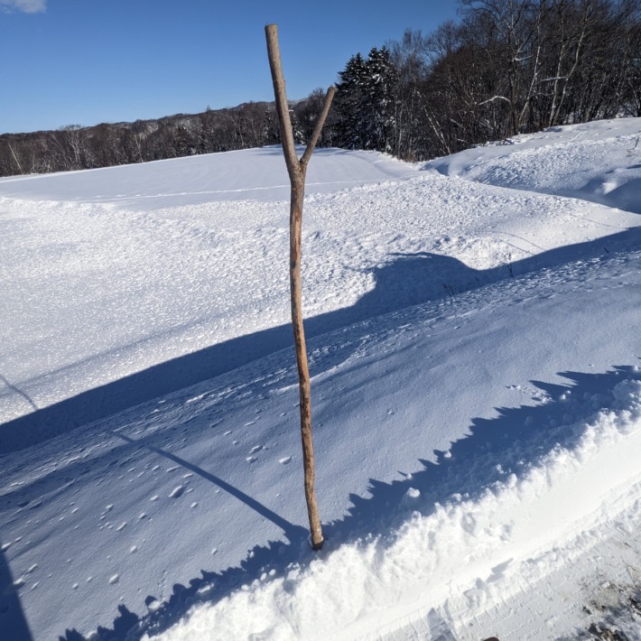師匠にもらった山スキー（ゾンメルスキー）のビンディングを変えた話とついでに杖の話 マンホールを閉じる人